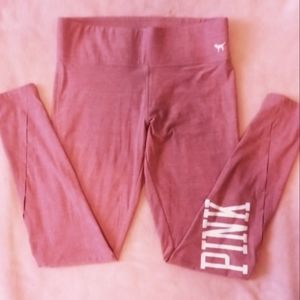 Victoria's Secret Pink logo leggings